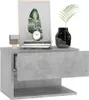 vidaXL Tables de chevet murales 2 pcs. Gris béton Voir les images du produit 6