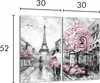 Sklenený keramický kryt varnej dosky 2 kusy 30x52, Paríž, Náhľad obrázku produktu 2