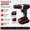 AJIEQAQ Avvitatore a Batteria 21V Set, Trapano Avvitatore a Anteprima dell’immagine prodotto 4