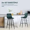 HOMCOM, sada 2 ks barových stoličiek, bistro stoličiek, Náhľad obrázku produktu 4