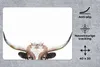 MuchoWow® Mauspad Mousepad Stier - Tiere - Hörner - Natur Produktbild-Vorschau 2