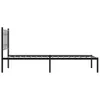 Design Bettgestell mit Kopfteil Metall Schwarz 90x190 cm, Produktbild-Vorschau 5