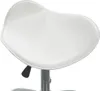 Friseur Rollhocker Weiß Kunstleder Produktbild-Vorschau 6
