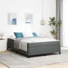 vidaXL Boxspringbett Dunkelgrau 160 x 200 cm Stoff Produktbild-Vorschau 2