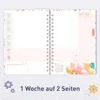 Family-Timer 2026/2027 / 17 Monate / A5 / Tiny Blossoms / Produktbild-Vorschau 4