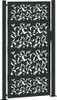 vidaXL Cancello da giardino nero 100x175 cm design ad ante Anteprima dell’immagine prodotto 1
