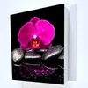 Schlüsselkasten Weiß Metall, Orchidee Zen Steine Motiv Produktbild-Vorschau 6