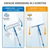 Fensterputzer Set, Fensterreinigungsset mit Teleskopstange, Produktbild-Vorschau 3