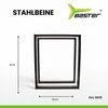 Oceľové nohy stola 2 kusy profil 60x20 mm výška 720 mm Náhľad obrázku produktu 2