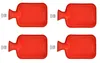 4er Set Wärmflasche aus Gummi 2 Liter | Wärmeflasche Produktbild-Vorschau 1