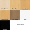 A collage of different wood finishes and colors for table legs. Produktbild-Vorschau