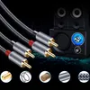 Cavo Reagle 2Rca - 2Rca Cinch Pro Ofc Hq Audio Stereo 1M Anteprima dell’immagine prodotto 4