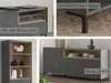 SYRAKUS Couchtisch Betonoptik Matera / Sonoma Eiche Produktbild-Vorschau 2