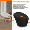 Omgoods – Voděodolný potah na křeslo Papasan pro venkovní Náhled obrázku produktu 2
