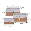 HOMESTYLING KO-MA1000020 Zestaw koszy bambusowych / Podgląd zdjęcia produktu 8