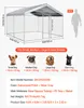 SucceBuy Chenil pour chien 3 x 3 x 2,15 m avec serrure de Voir les images du produit 7