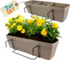 2er Set Blumenkasten Balkongeländer Balkon Blumenkasten Produktbild-Vorschau 1