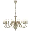 vidaXL Lampadario bianco antico 12 prese E14 Anteprima dell’immagine prodotto 3
