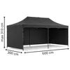 Faltpavillon 3x6 m Springos® – Gartenpavillon Marktzelt Produktbild-Vorschau 6