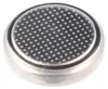 A close-up view of a single button cell battery. Produktbild-Vorschau