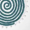 HOMESCAPES Kulatá koupelnová předložka Spiral, 60 cm - Náhled obrázku produktu 2