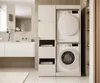 Hoge kast, badkamerkast Beatrice, 187 x 45 x 65 cm. Wasrek, Productafbeelding-voorbeeld 2