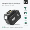 CELLONIC Batteria compatibile con Makita DHR243, DDF484, Anteprima dell’immagine prodotto 5