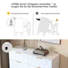 Comodino INONEFT con 6 cassetti, 100x34x73 cm, mobile Anteprima dell’immagine prodotto 4