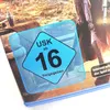 A close-up of a video game case with a rating sticker. Produktbild-Vorschau