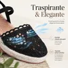 Damen-Sommersandalen mit Keilabsatz, Knöchelriemen, Produktbild-Vorschau 3