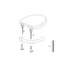 Soft-Close Toilettensitz für WC Universal Marmor Schwarz Produktbild-Vorschau 6