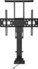 A black motorized TV stand with a mount for a television. Náhled obrázku produktu