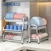 Heikoeco® Abtropfgestell Geschirr mit 2 Ebenen, Produktbild-Vorschau 2