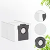 A representation of a vacuum cleaner dust bag with close-up views of its details. Produktbild-Vorschau