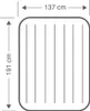 Intex 64102 Durabeam Full Single High Airbed 191X137X25Cm Produktbild-Vorschau 7