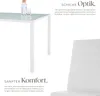 Jedálenský set Berlin 5-dielny čalúnený poťahom z imitácie Náhľad obrázku produktu 4