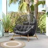 nabbi Rattan-Zweisitzer Haldon - schwarz / natur / Produktbild-Vorschau 14