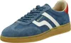 A single blue sneaker with white stripes and a red heel accent is shown against a white background. Náhľad obrázku produktu