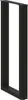 vidaXL Bartischbeine U-Form 2 Stk. Schwarz 50x(100-101) cm Produktbild-Vorschau 3
