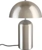 A silver-colored table lamp with a mushroom-shaped shade and a cylindrical base, shown against a white background. Voir les images du produit