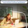 ZMH stolová LED lampa stmievateľná biela upínateľná husím Náhľad obrázku produktu 7