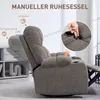HOMCOM Relaxsessel Drehbar Fernsehsessel mit Liegefunktion, Produktbild-Vorschau 4