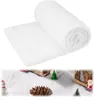 Kunstschnee Deko Weihnachts-Set 4-teilig Weiß 90x240 cm Produktbild-Vorschau 1