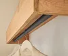Garderoben Schuhbank mit Paneel in weiß mit Eiche CRISP-61, Produktbild-Vorschau 2