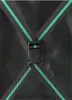 Close-up view of the interior of a suitcase, showing straps and a buckle. Produktbild-Vorschau