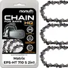 3x Sägekette Kettensäge 25cm 1,3mm 3/8" 40 TG für Matrix Produktbild-Vorschau 1