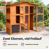 Hühnerstall XL Kleintierstall mit Auslauf & Nestbox Produktbild-Vorschau 2
