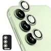 Für Samsung Galaxy A35 Aluminium Ring Kamera + H9 Tempered Produktbild-Vorschau 1