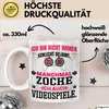 Zocker Gamer Geschenk Tasse Ich Bin Nicht immer Schlecht Produktbild-Vorschau 3