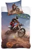 Leinen Baumwolle Motocross Rennen in der Wüste 140x200, Produktbild-Vorschau 1